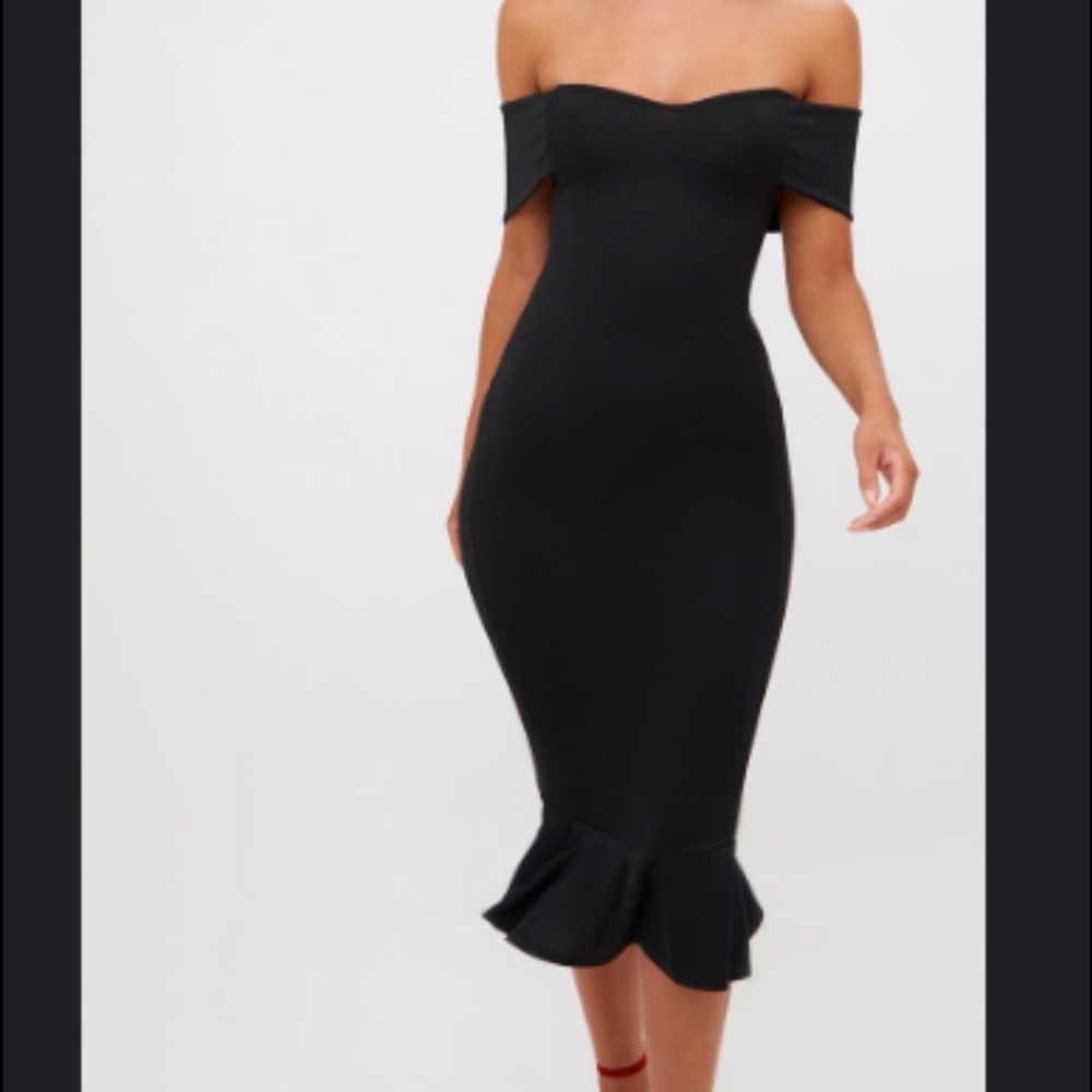 Black Midi dress